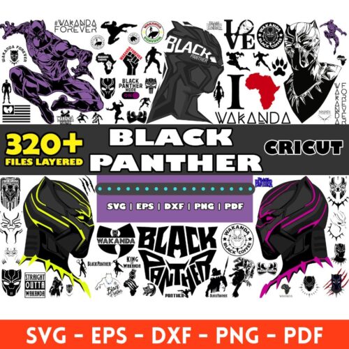 Black Panther Svg Bundle