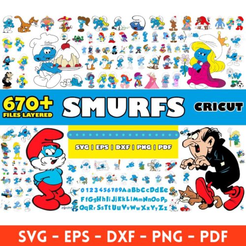 Smurfs SVG Bundle