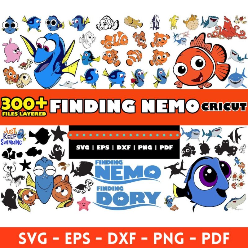 Finding Nemo SVG bundle, Finding Dory svg, Darla costume, Cricut cut ...